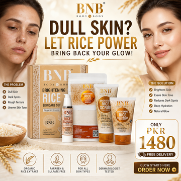 BNB Brightening Rice Skincare Set – Complete Glow & Brightening Kit